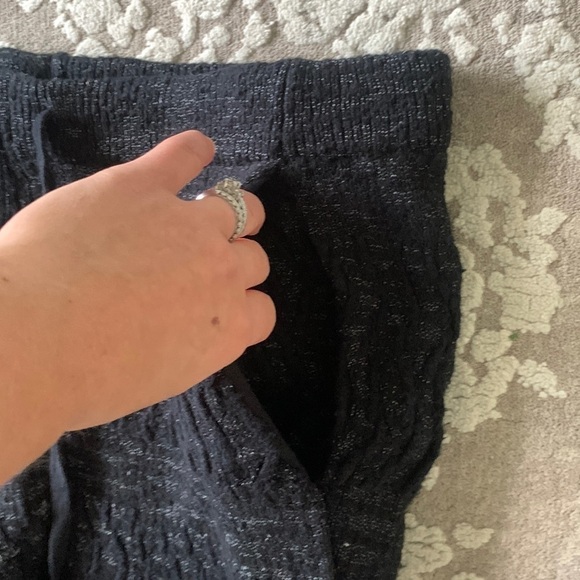 Free People Road Trip Jogger M knit pants leggings textured drawstring‎ waist - Picture 10 of 14